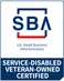 SBA Certified Service-Disabled Veteran-Owned Small Business badge
